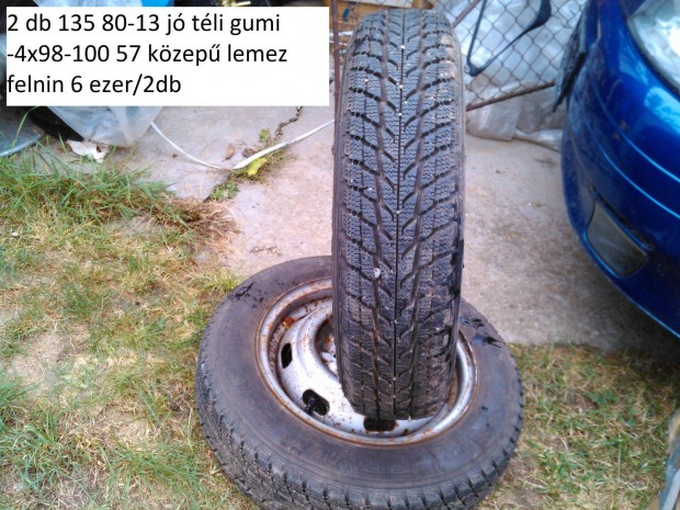 Fiat 2db 135 sr13 felnin eladó csere hobbi autóra pecázósra-után futór