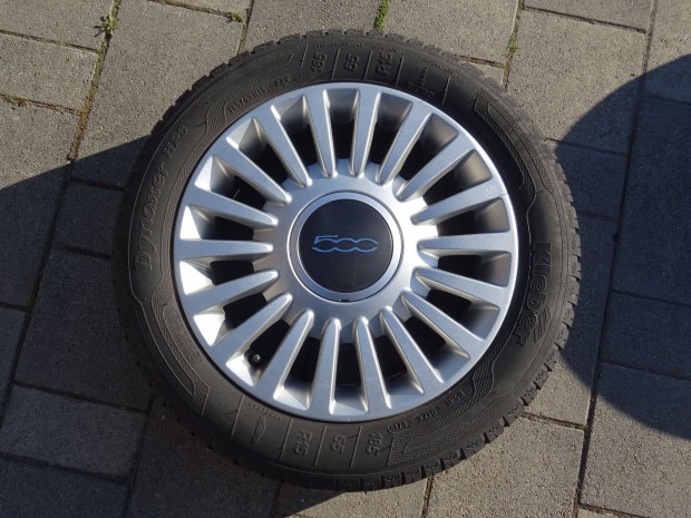 Fiat 500 15" 4x98 ET35 gyári alufelni 185/55R15 nyárigumi 6mm