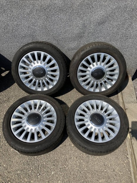Fiat 500 15 col 4x98 gyári alufelni