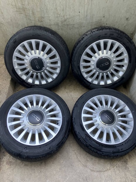 Fiat 500 15 col 4x98 gyári alufelni
