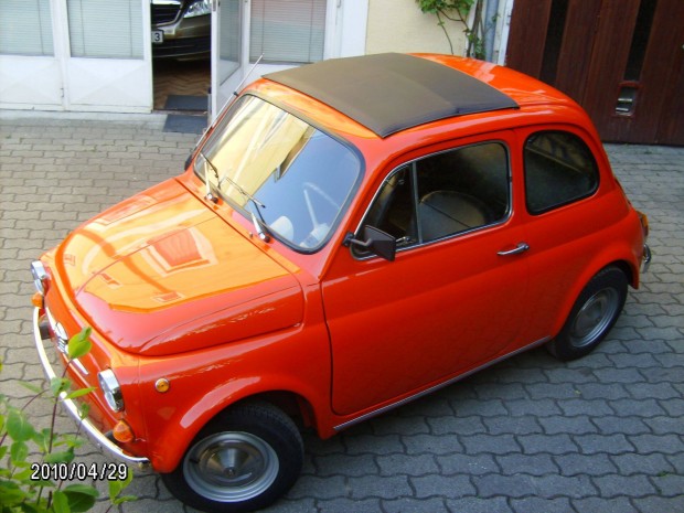 Fiat 500 1970-es restaurlt zemkpes