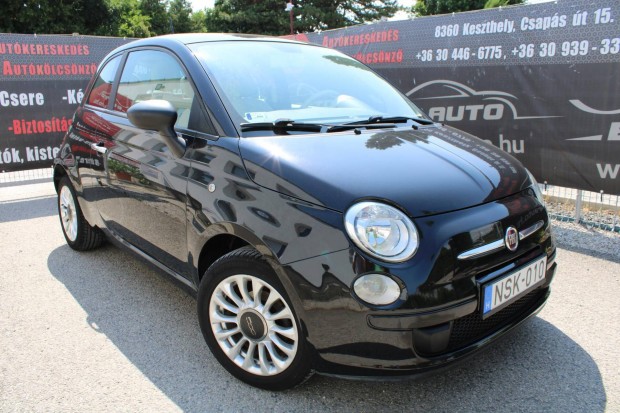 Fiat 500 1.2 8V Lounge /Garantált 91.000KM/Üveg...