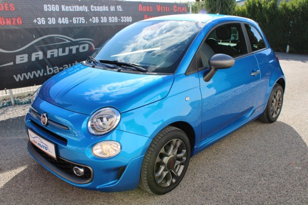 Fiat 500 1.2 8V S /Tempomat/Friss Műszaki/Garan...