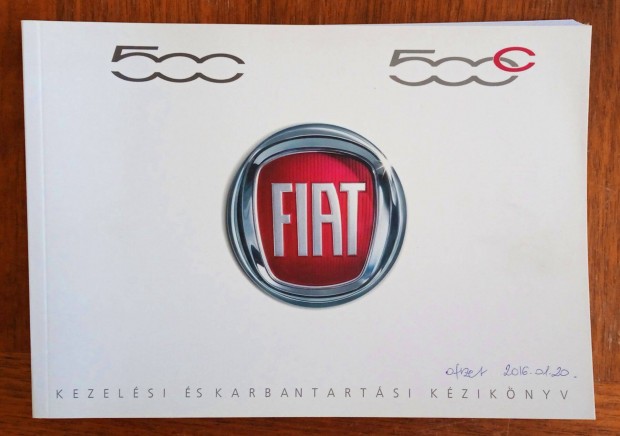 Fiat 500/500C Kezels s Karbantarts (2015-)