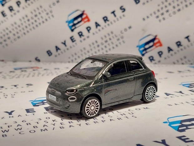 Miniature Burago FIAT 500 LA PRIMA CABRIOLET FULL ELECTRIC 2021 ANT