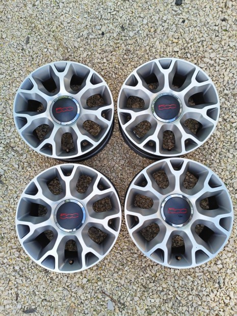 Fiat 500 gyári 16" alufelni garnitúra 4x98