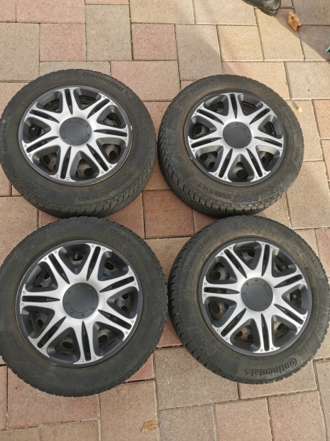 Fiat 500 lemezfelni téligumival 175/65 R14