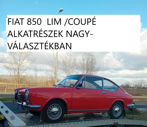 Fiat 850 lim / coup alkatrszek nagy vlasztkban