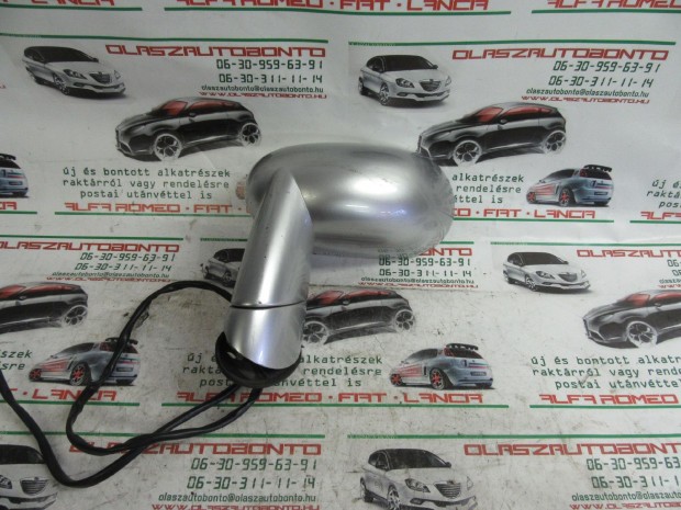 Fiat Barchetta ezüst színű, elektromos,bal oldali tükör