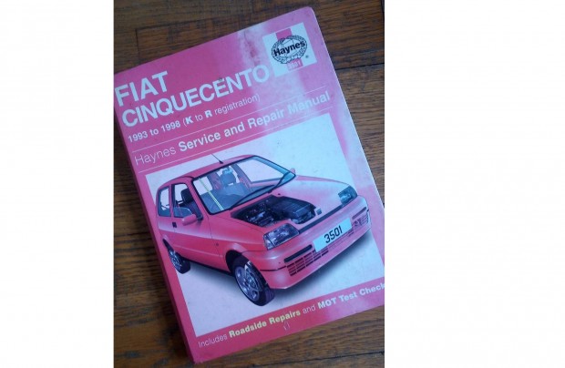 Fiat Cinquecento Haynes szerelsi knyv