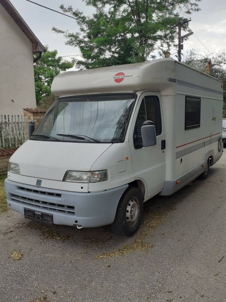Fiat Ducato 2,4D. Lakóautó, friss vizsga, 100% korróziómentes,1 tulaj!