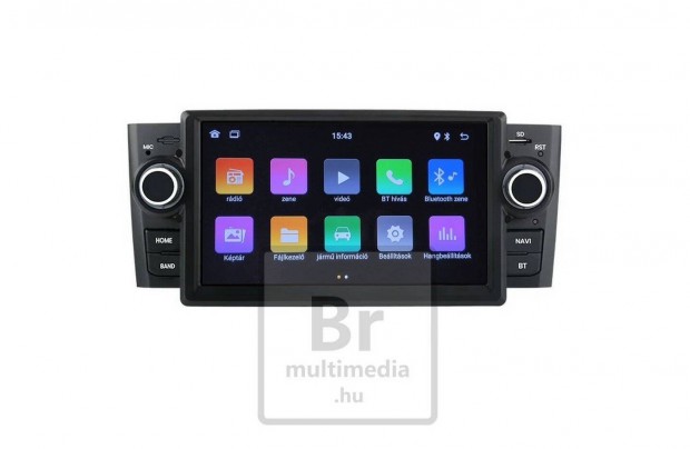 Fiat Linea 2Din Android Rdi Multimdia Navigci Carplay Hifi Navi