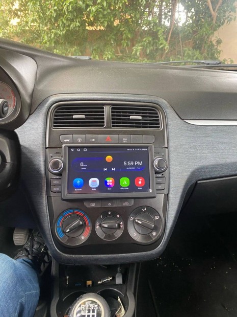 Fiat Linea Android Kijelző Rádió Multimédia 2Din GPS Navigáció Carplay