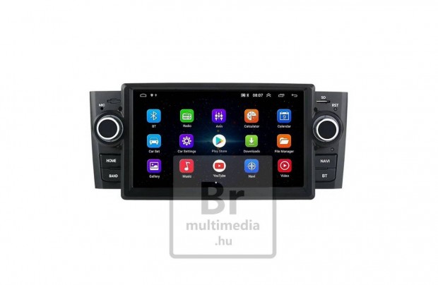 Fiat Linea Navigci Android Multimdia Autrdi 7" Kijelz Rdi