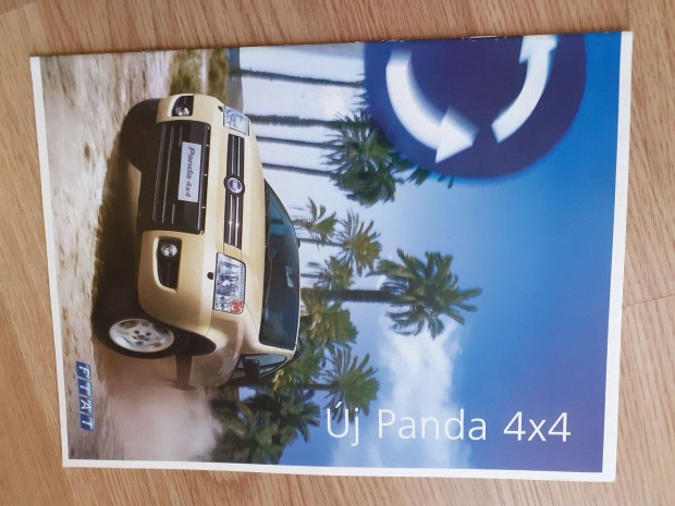 Fiat Panda 4x4 prospektus - 2004, magyar nyelv