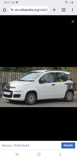 Fiat Panda Pandina f�nysz�r�