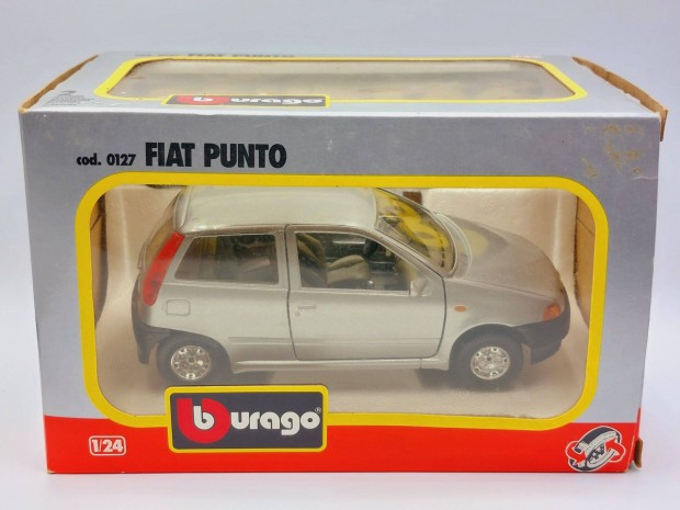 Fiat Punto Bburago dobozos 1:24 1/24 modellaut