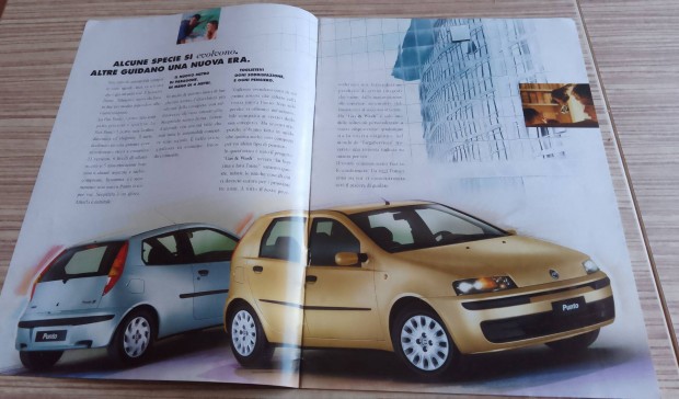 Fiat Punto (1999) prospektus, katalgus.