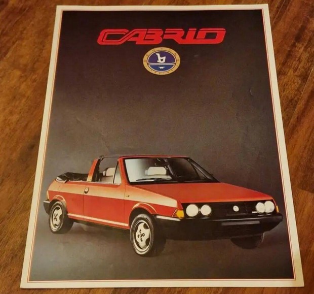 Fiat Ritmo Cabrio Bertone Prospektus 1983