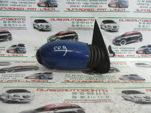 Fiat Seicento kék színű, manual , jobb oldali tükör