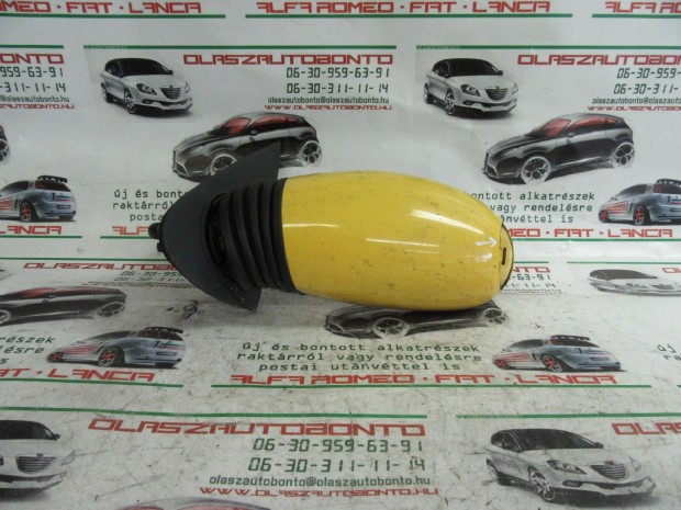 Fiat Seicento sárga színű, manual , bal oldali tükör a képen látható