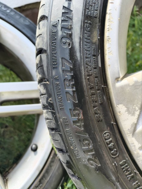Fiat Stilo 17" Alufelni 4X98 Nyári gumival