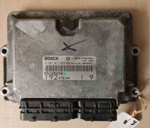 Fiat Stilo 1,9 8v Diesel 115 Le motorvezrl  0281011553 , 55198058