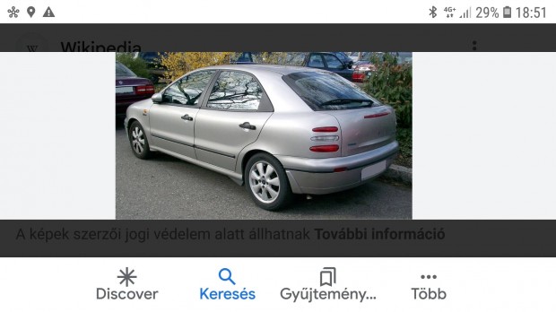 Fiat bravo bravo nyri 15 colos alufelni gumikkal