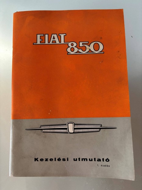 Fiat kezelsi tmutat 1967 szp llapotban