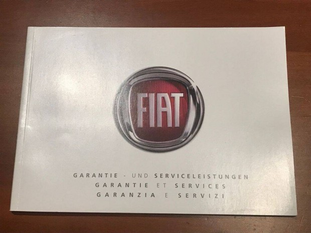 Fiat szervizknyv, res, nmet nyelv!