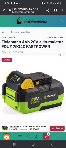 Fieldmann Akkumltor