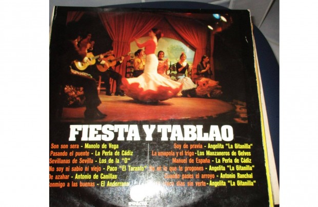 Fiesta Y Tablao bakelit hanglemez elad