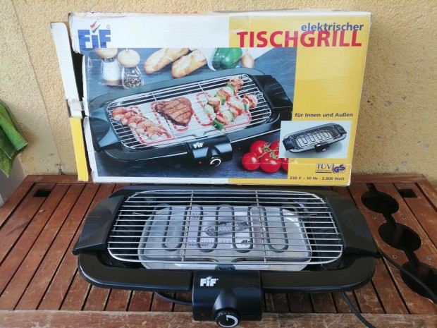 Fif Elektromos Asztali Grill 2000 W jszer!