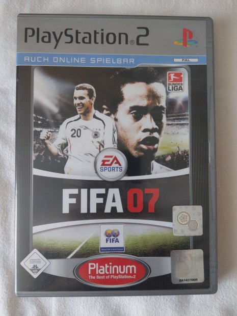 Fifa 07 PS2 jtk (francia nyelv!!!)