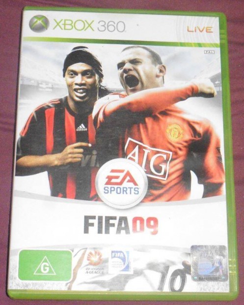 Fifa 09. Angol nyelv Gyri Xbox 360 Jtk Akr Flron