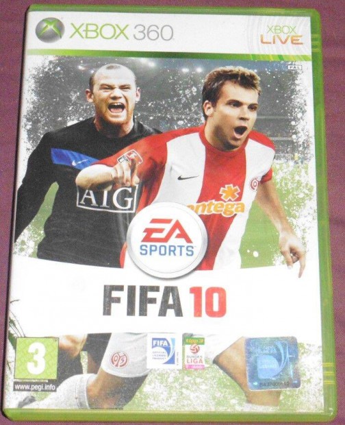 Fifa 10. német, fra, spa, olasz nyelven Gyári Xbox 360 Játék Akár Félá