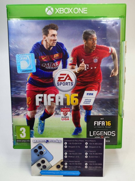 Fifa 16 Xbox One Garancival #konzl0619