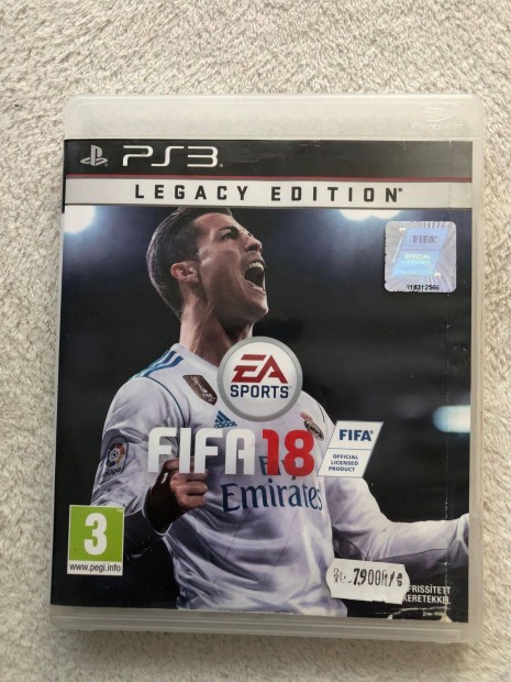 Fifa 18 Ps3 Playstation 3 jtk