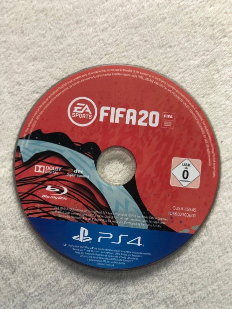 Fifa 20 Ps4 Playstation 4 jtk, tok nlkl