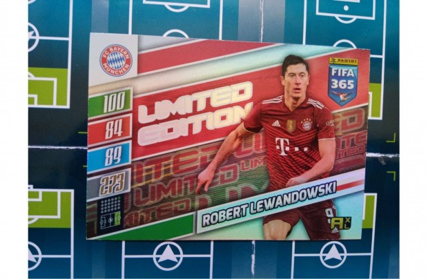 Fifa 365 2022 Adrenalyn Lewandowski XXL Limited focis krtya