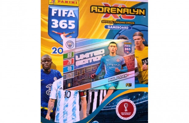 Fifa 365 2022 Adrenalyn Update Edition Phil Foden XXL Limited
