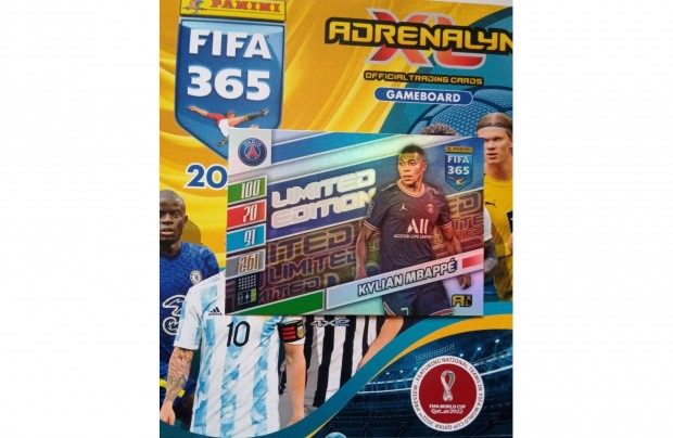 Fifa 365 2022 Adrenalyn Update Mbappe XXL Limited krtya