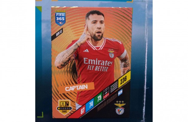 Fifa 365 2024 Nicols Otamendi Captain focis krtya