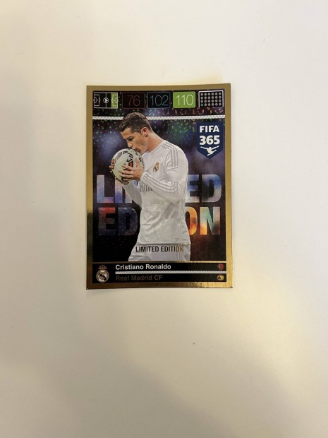 Fifa Adrenalyn XL (nagy) 2013-2014 Cristiano Ronaldo fociskrtya.