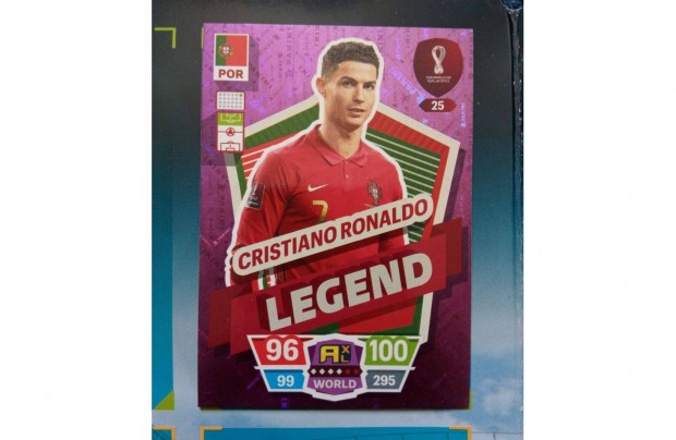 Fifa World Cup Qatar 2022 Adrenalyn Legend Ronaldo krtya