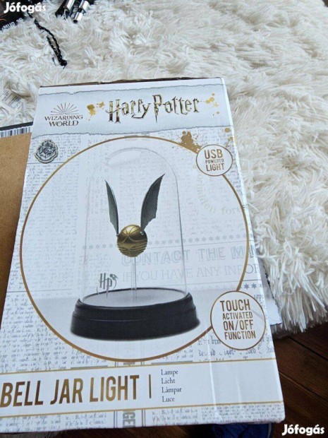 Figura Harry Potter - Golden Snitch lmpa teljesen j dobozos