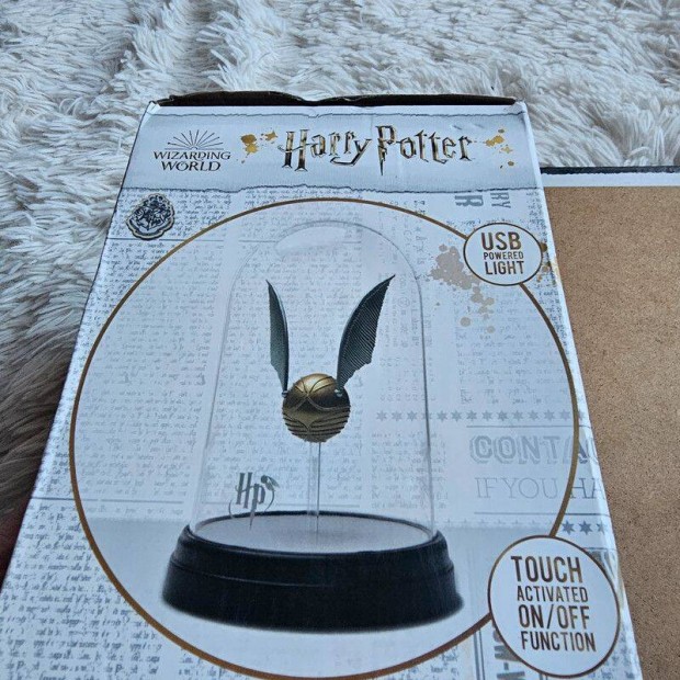 Figura Harry Potter - Golden Snitch lámpa teljesen új dobozos