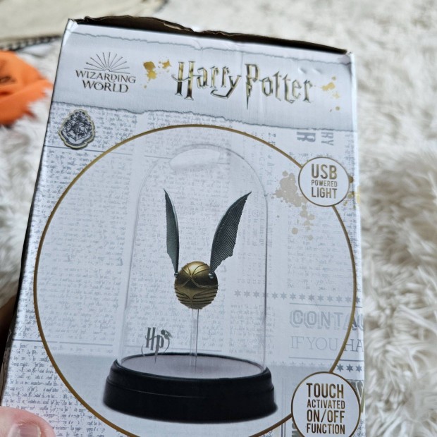 Figura Harry Potter - Golden Snitch lmpa teljesen j dobozos