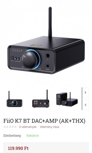 Fiio K7 BT DAC+AMP (AK+THX)