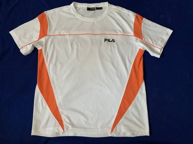 Fila fehér-narancssárga sport póló L ill. 52